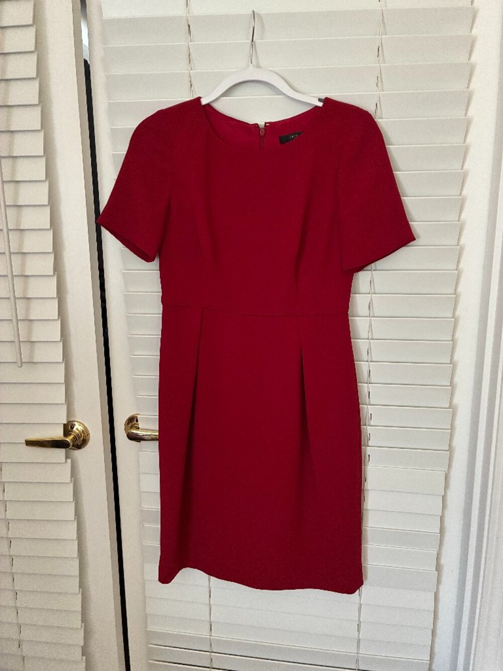 J. Crew red dress